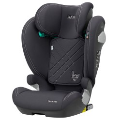 Šedá dětská autosedačka Avova Sora-Fix Koala Grey pro děti od 3 do 12 let, 100-150 cm