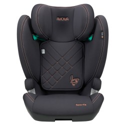 Šedá dětská autosedačka Avova Sora-Fix Koala Orange od 100 do 150 cm