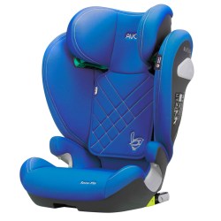 Světle modrá dětská autosedačka Avova Sora-fix pro děti od 3 do 12 ti let, vítěz testu ADAC